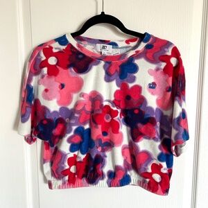 Juicy Couture Crop top Women's Crew neck Size L